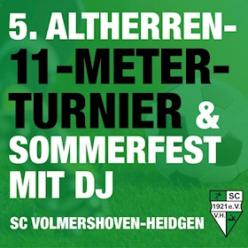 Alte Herren 11meter Turnier